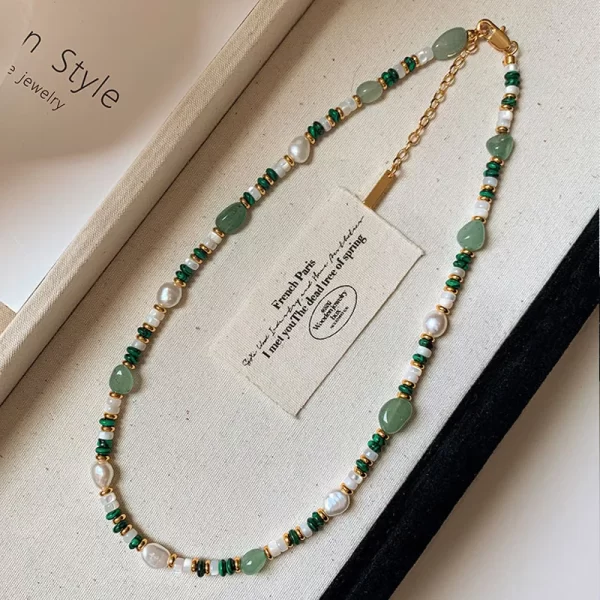 Pulseira e Colar de Pérolas de Água Doce - Image 3